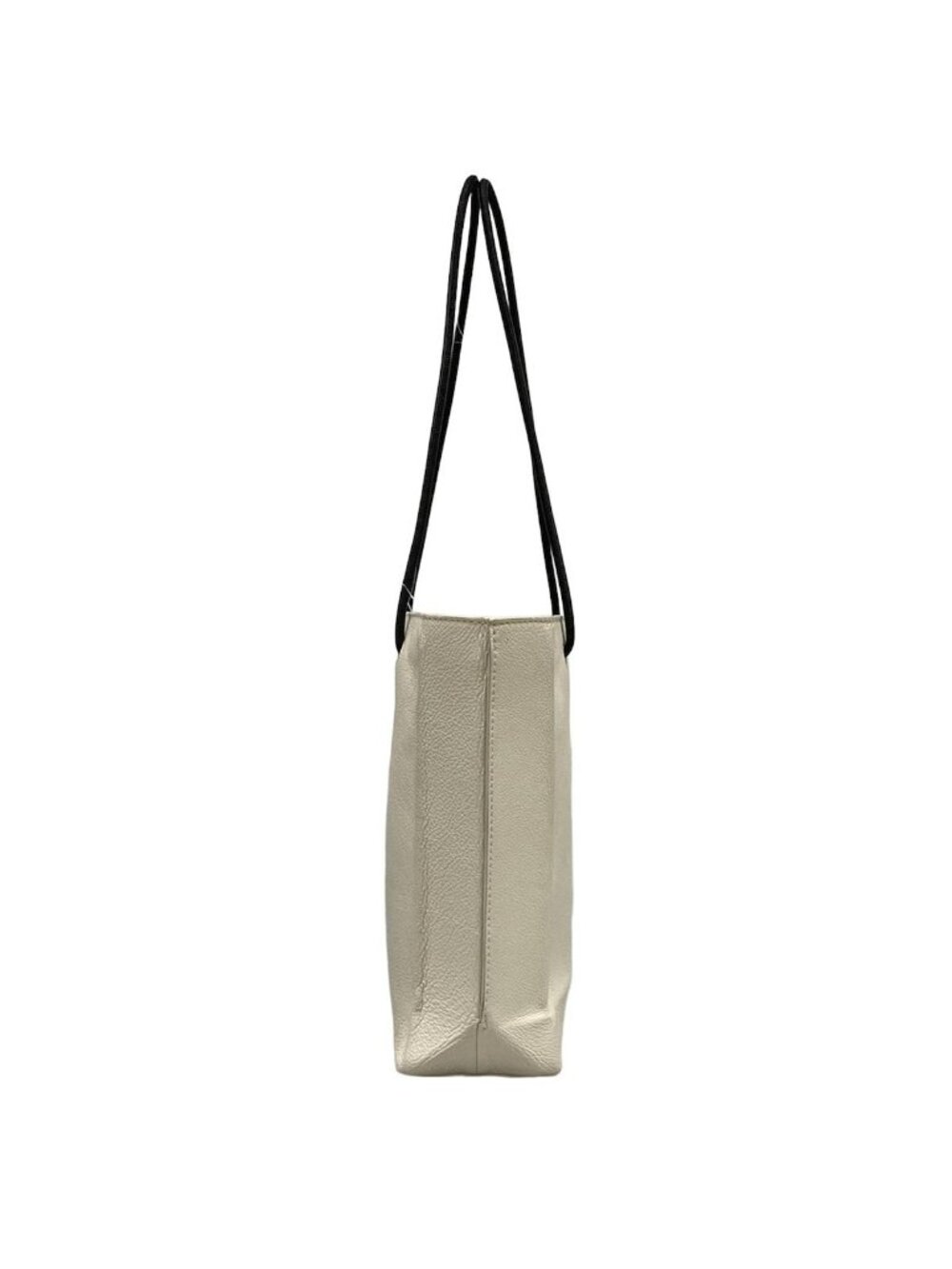 Balenciaga Tote Shopping White Black Leather - Picture 2 of 15